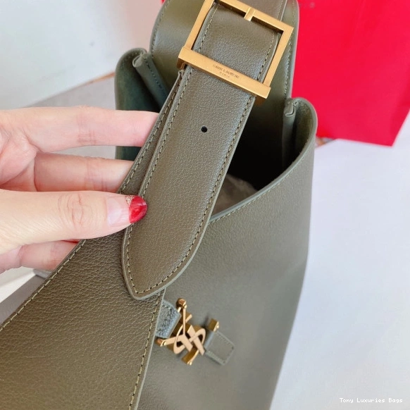 Tony Luxuries 5 30x31x13cm 7 SOFT BAG YSL LE - À HOBO LARGE 0818